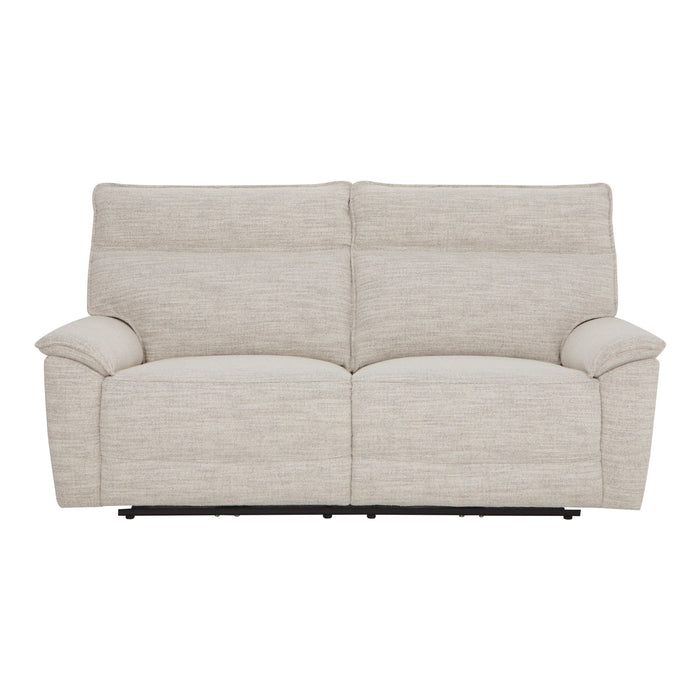 Dillon 3 Seater Recliner Natural Textured Slub