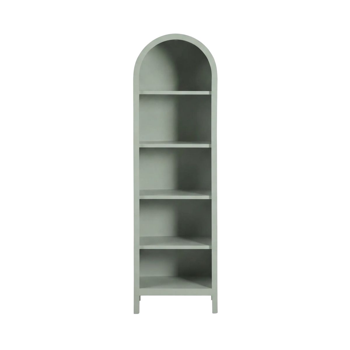 Paige Curved Bookshelf Sage