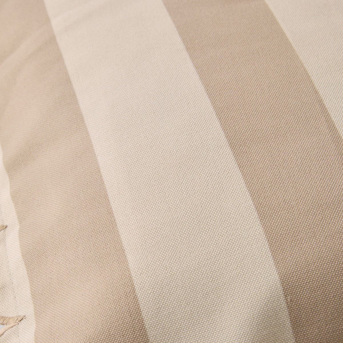 Aruba Scallop Edge Stripe Outdoor Cushion Sand 45x45cm