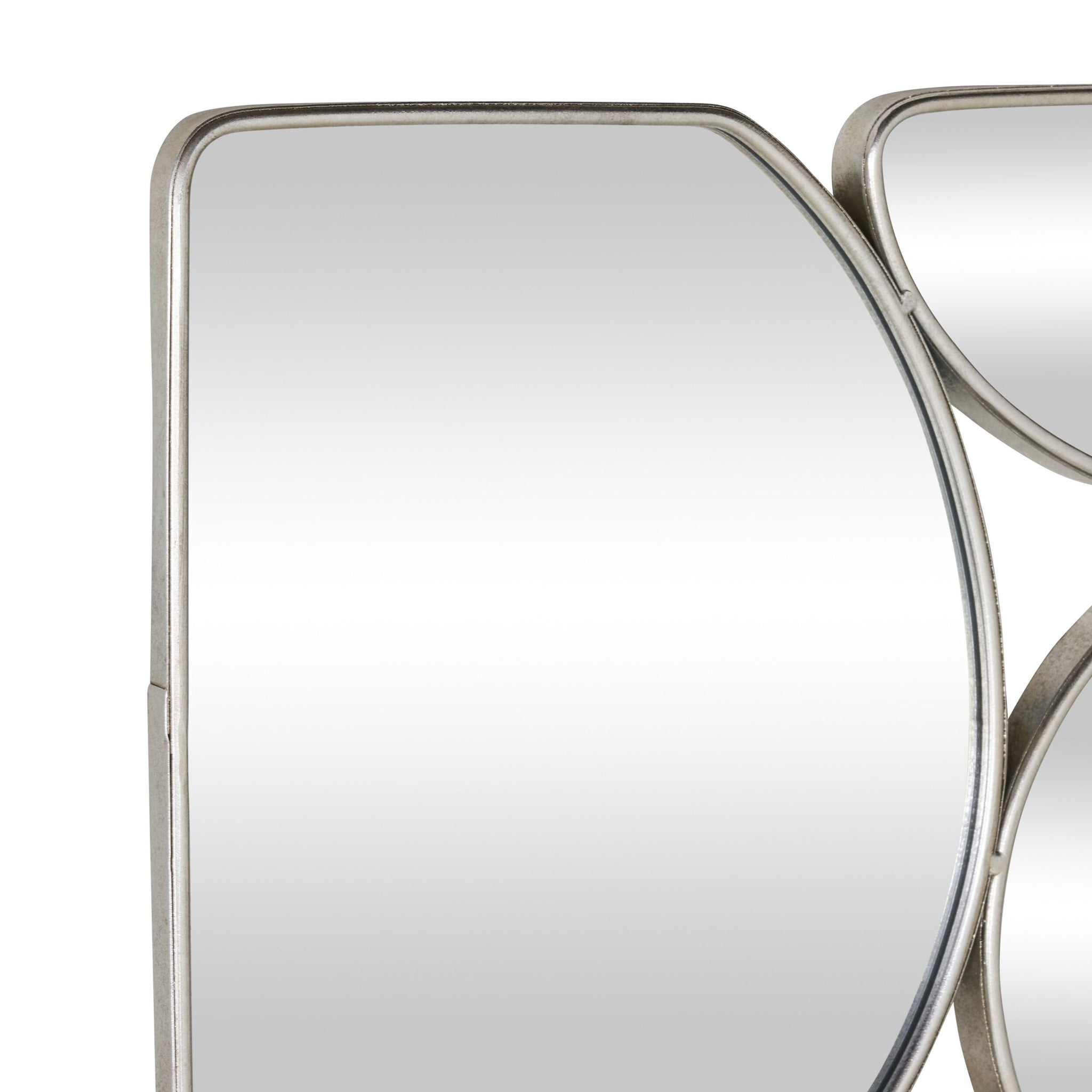 Pebble Cluster Iron Mirror