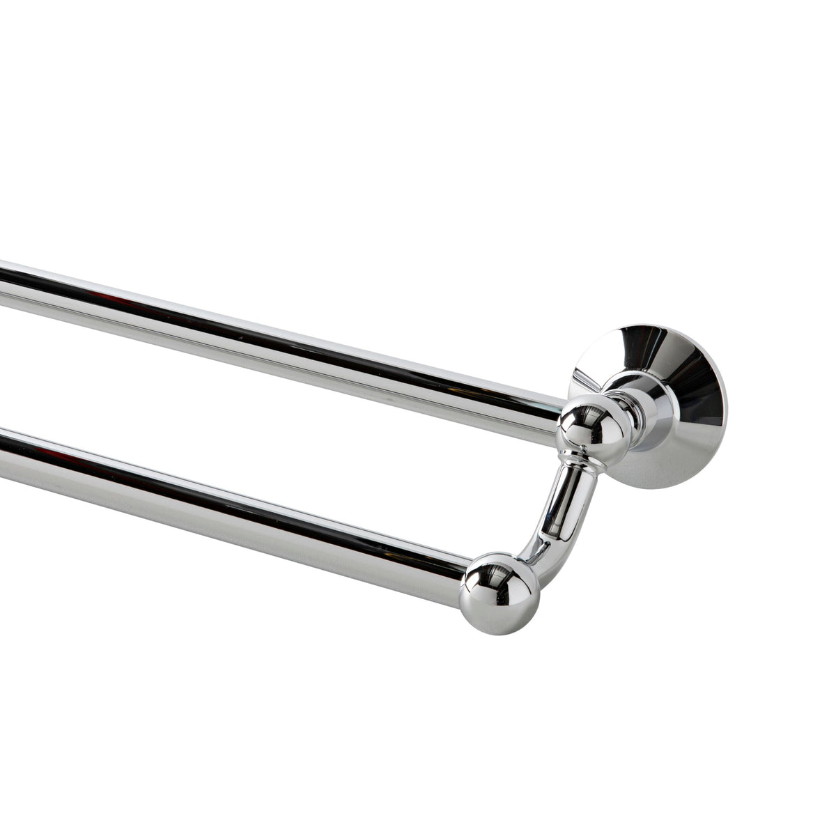 Oxford Double Towel Rail 600mm Chrome