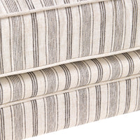 Lisette Ottoman Linen Stripe