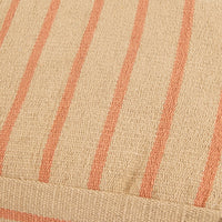 Arizona Square Fringed Pouf Natural