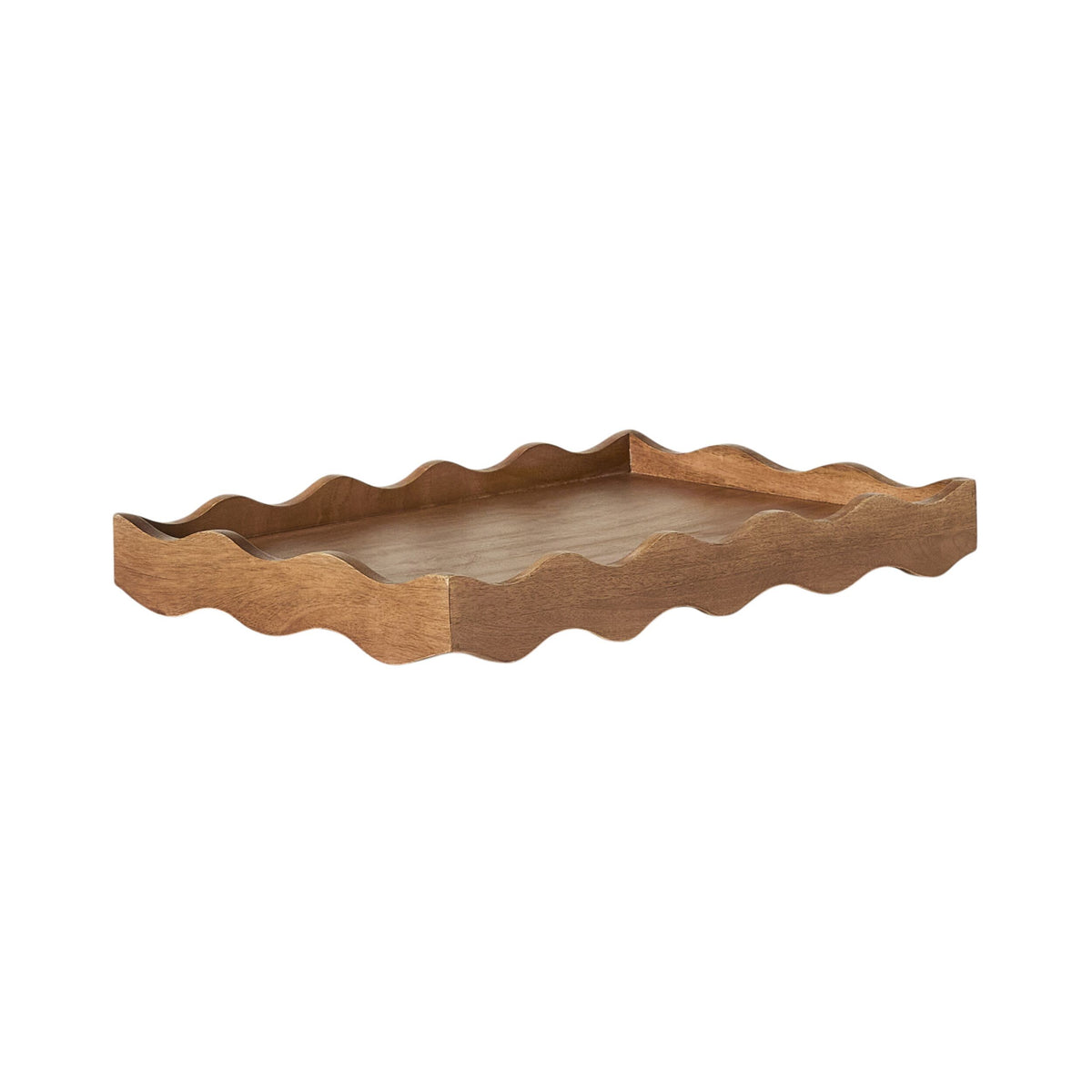 Sati Scalloped Medium Wooden Tray – Early Settler Australia