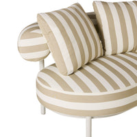 Parri Sofa Taupe Stripe