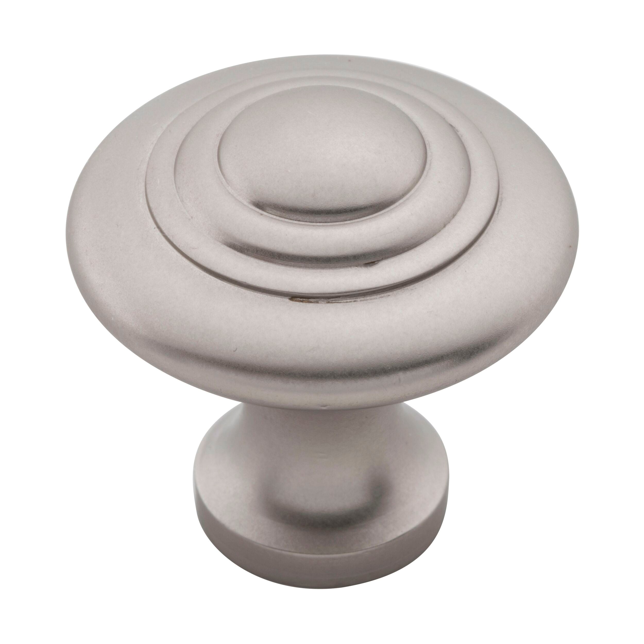 6617 Cupboard Knob Domed Satin Nickel D32xP29mm