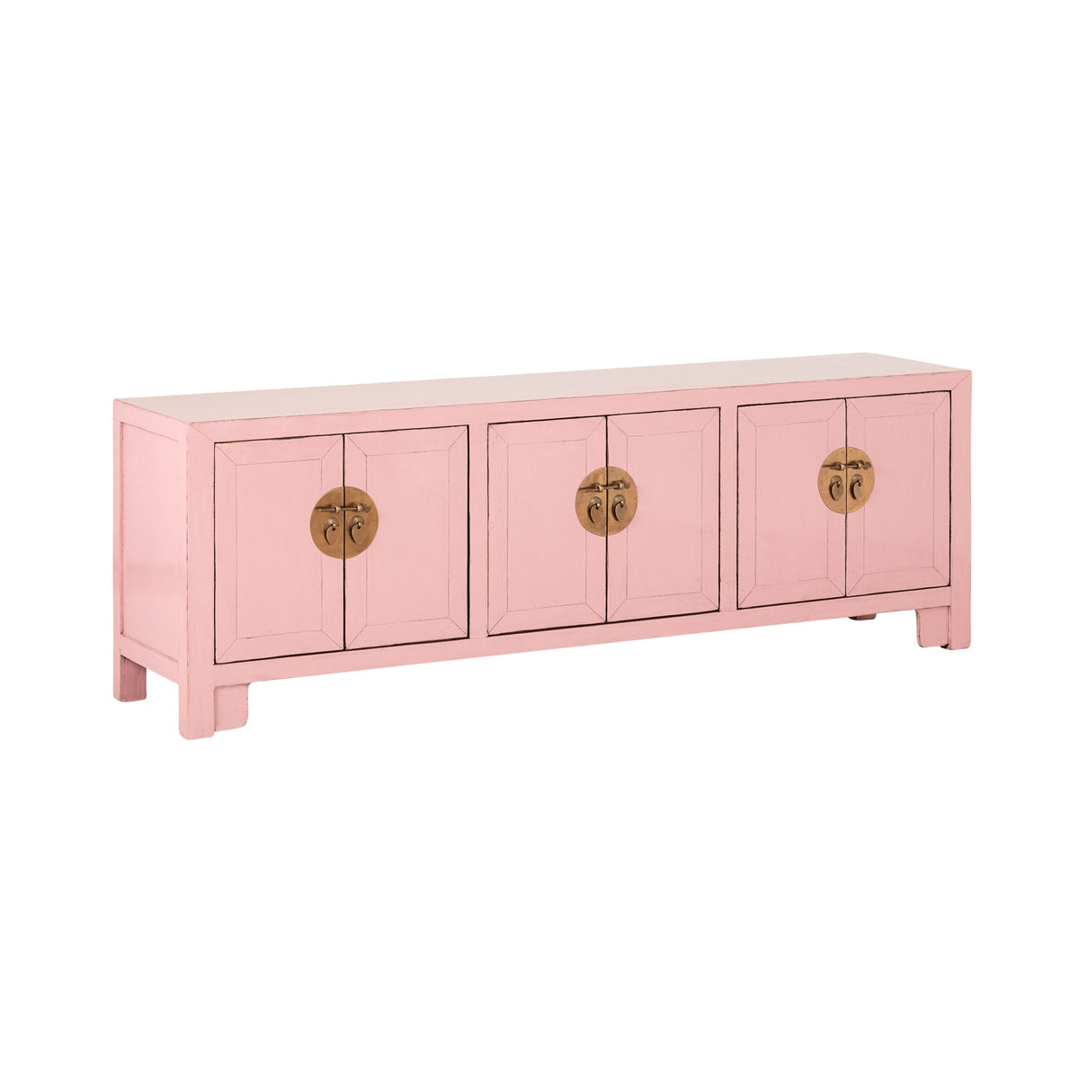 Sansha 6 Door TV Unit Blush Pink