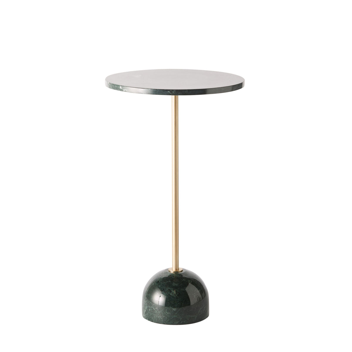 Vaani Green Marble Round Side Table 36x64cm