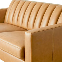 Stitch 2 Seater Leather Sofa Dakota Saddle