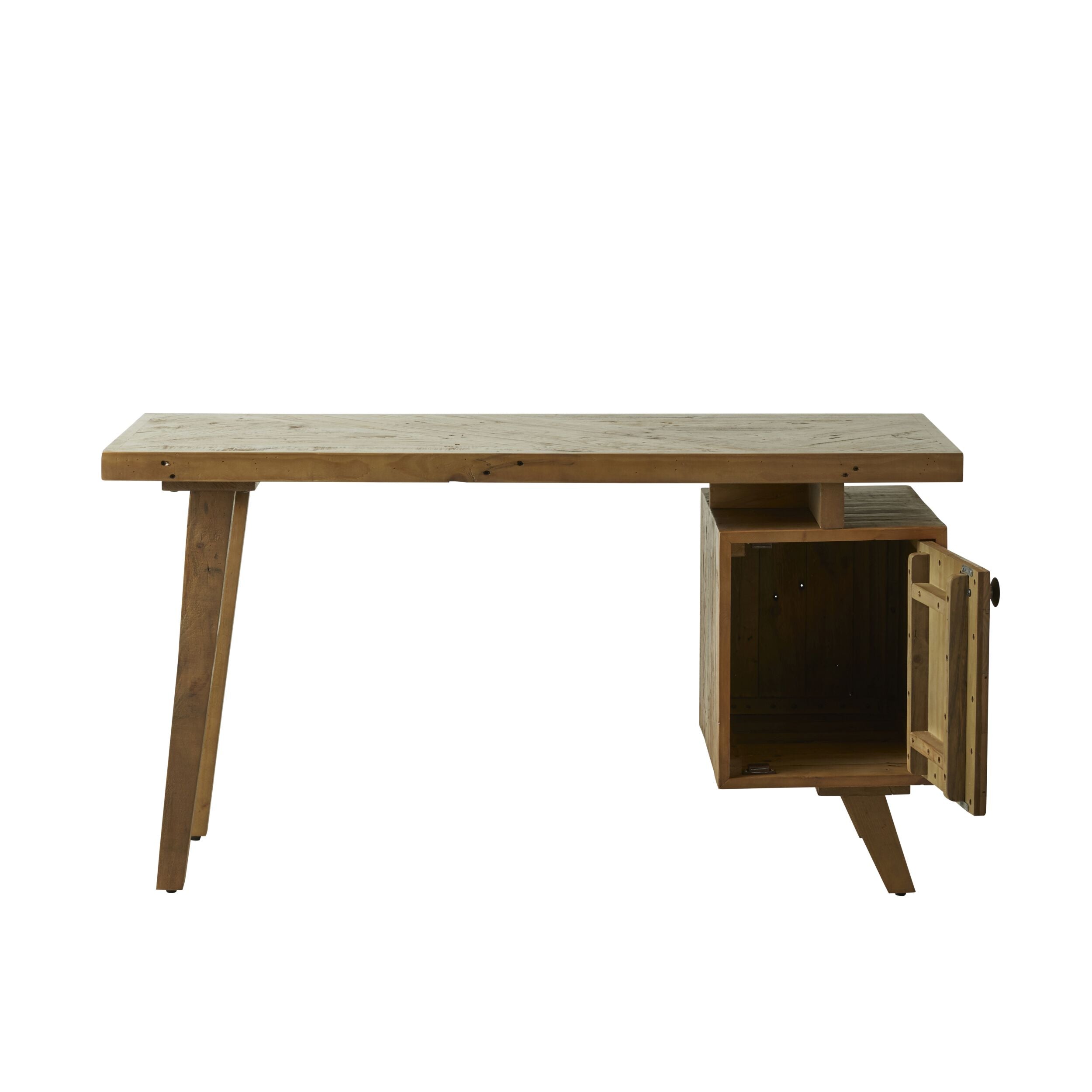 Dawson Reclaimed Timber Single Pedestal Desk