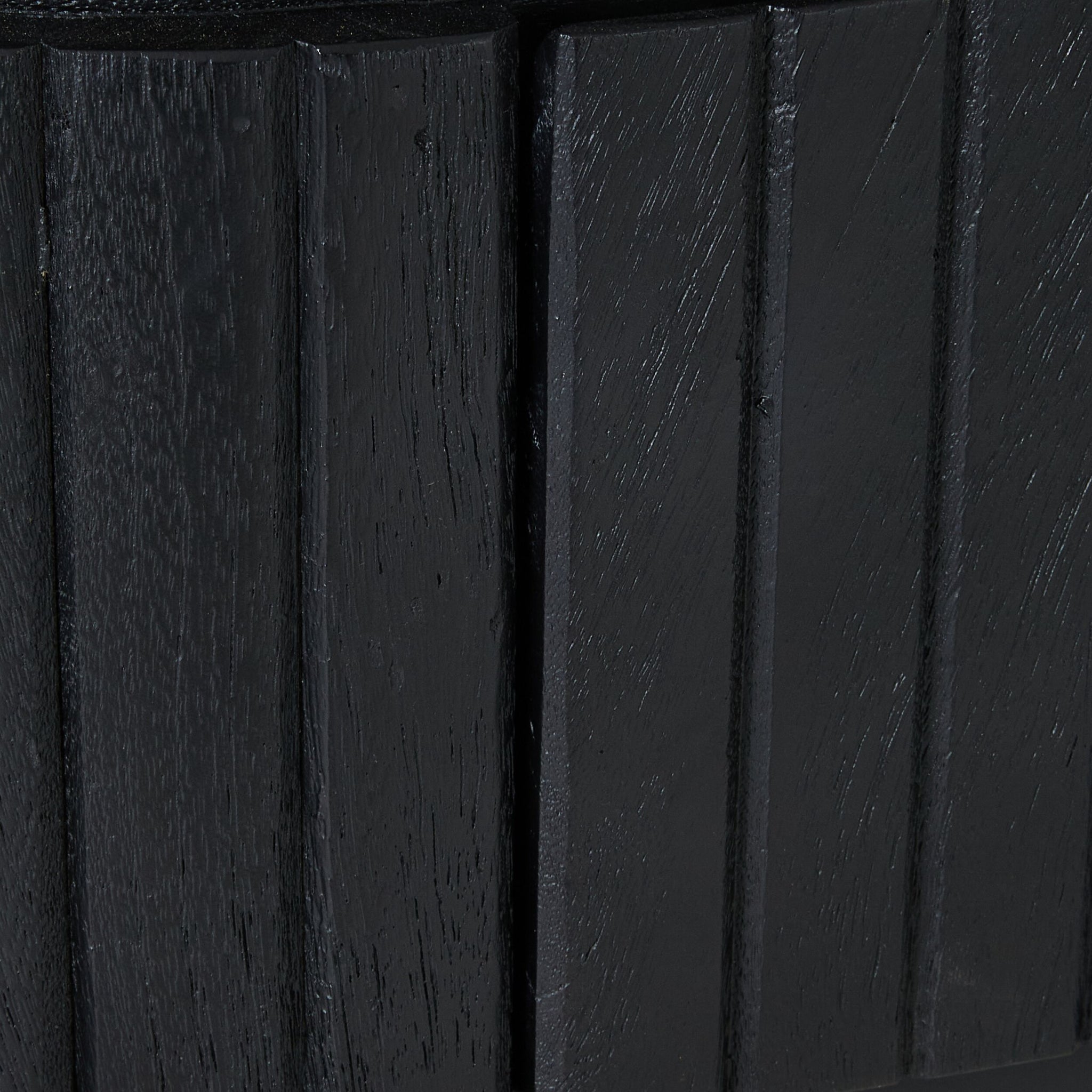 Deva Large 3 drawer Desk Black