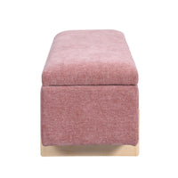 Sara Storage Bench Rose Pink