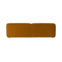 Alexis 2.5 Seater Velvet Sofa Ochre