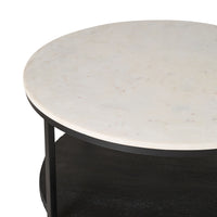 Deva Round Coffee Table Black