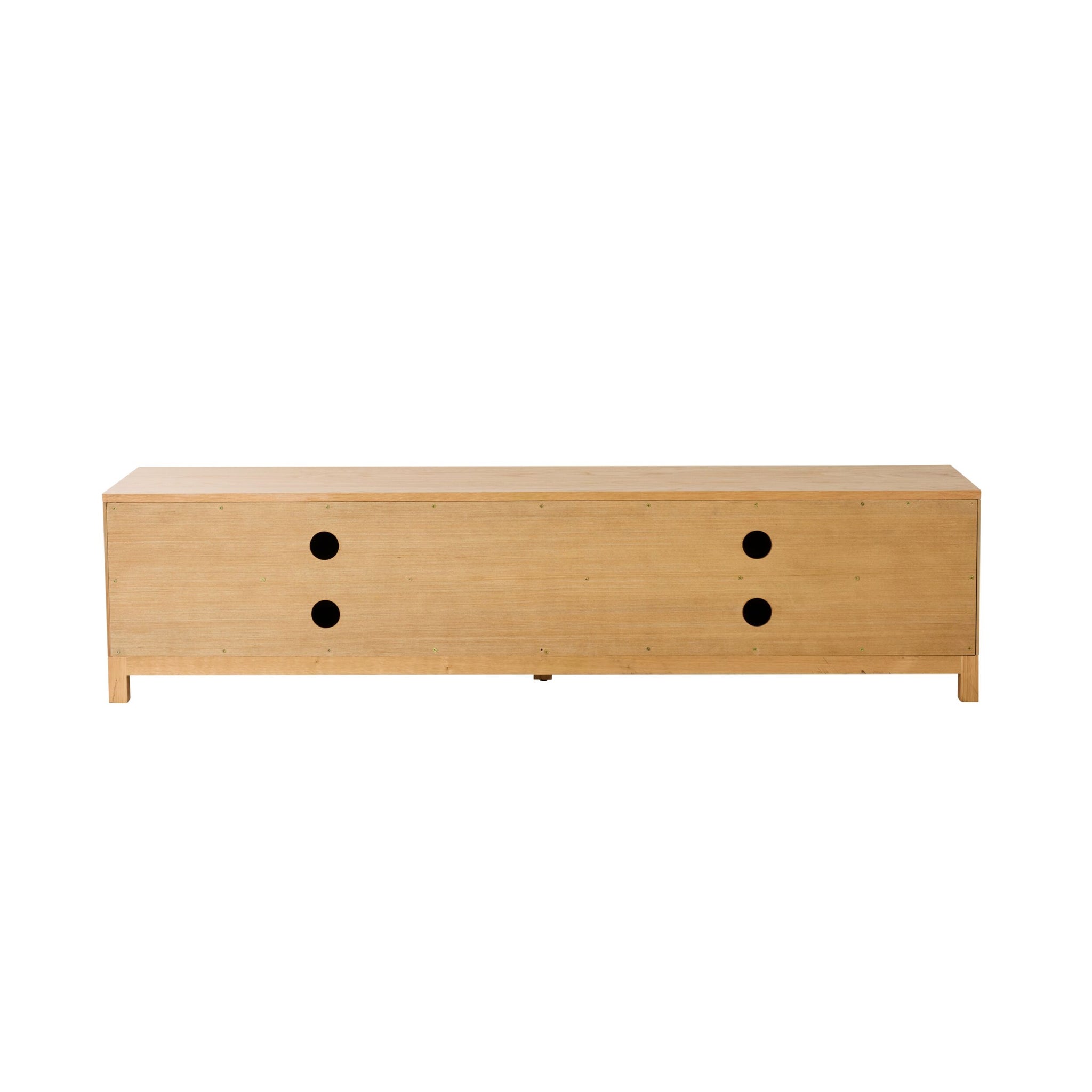 Avalon 4 Door Entertainment Unit Light Oak