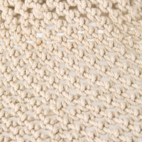 Julio Cotton Rope Pendant White 50x30cm - SHADE ONLY