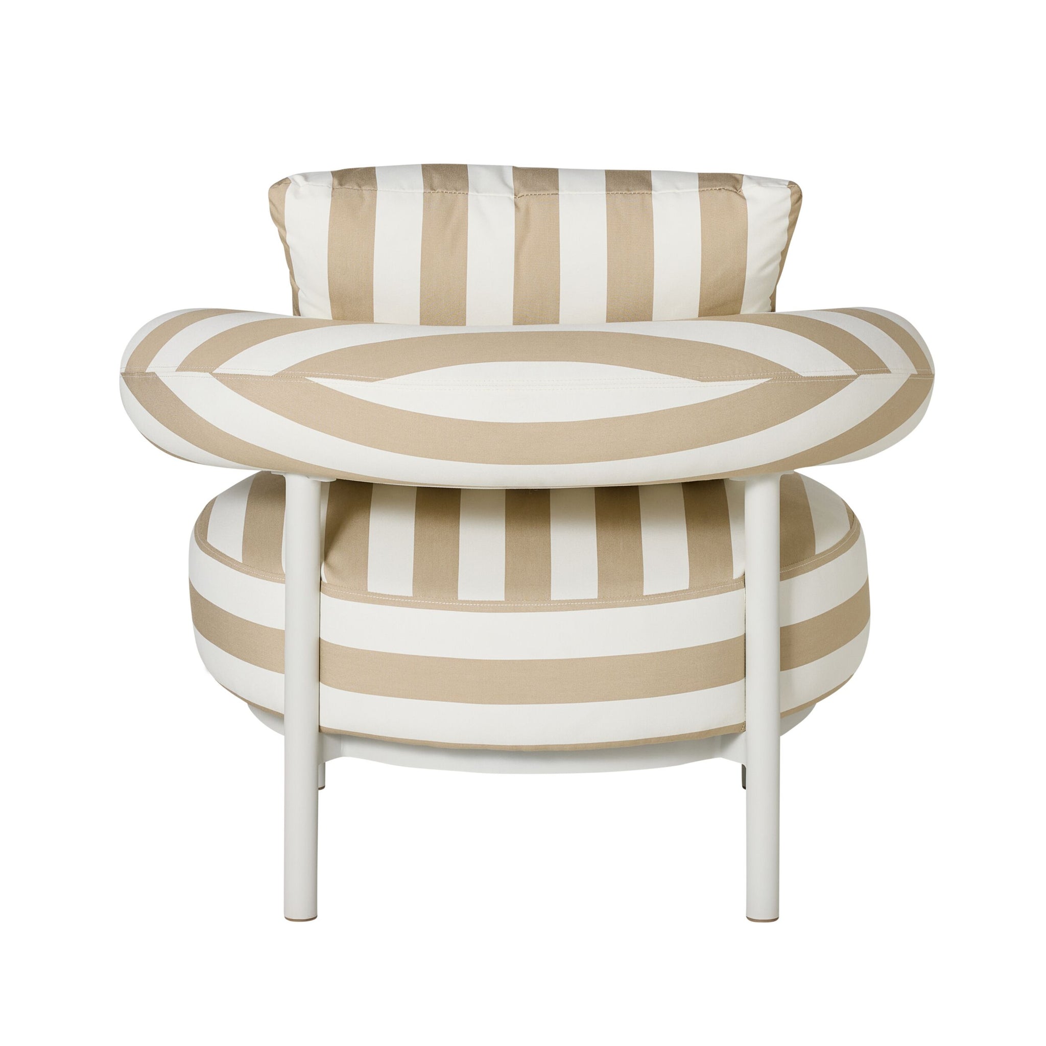 Parri Occasional Chair Taupe Stripe