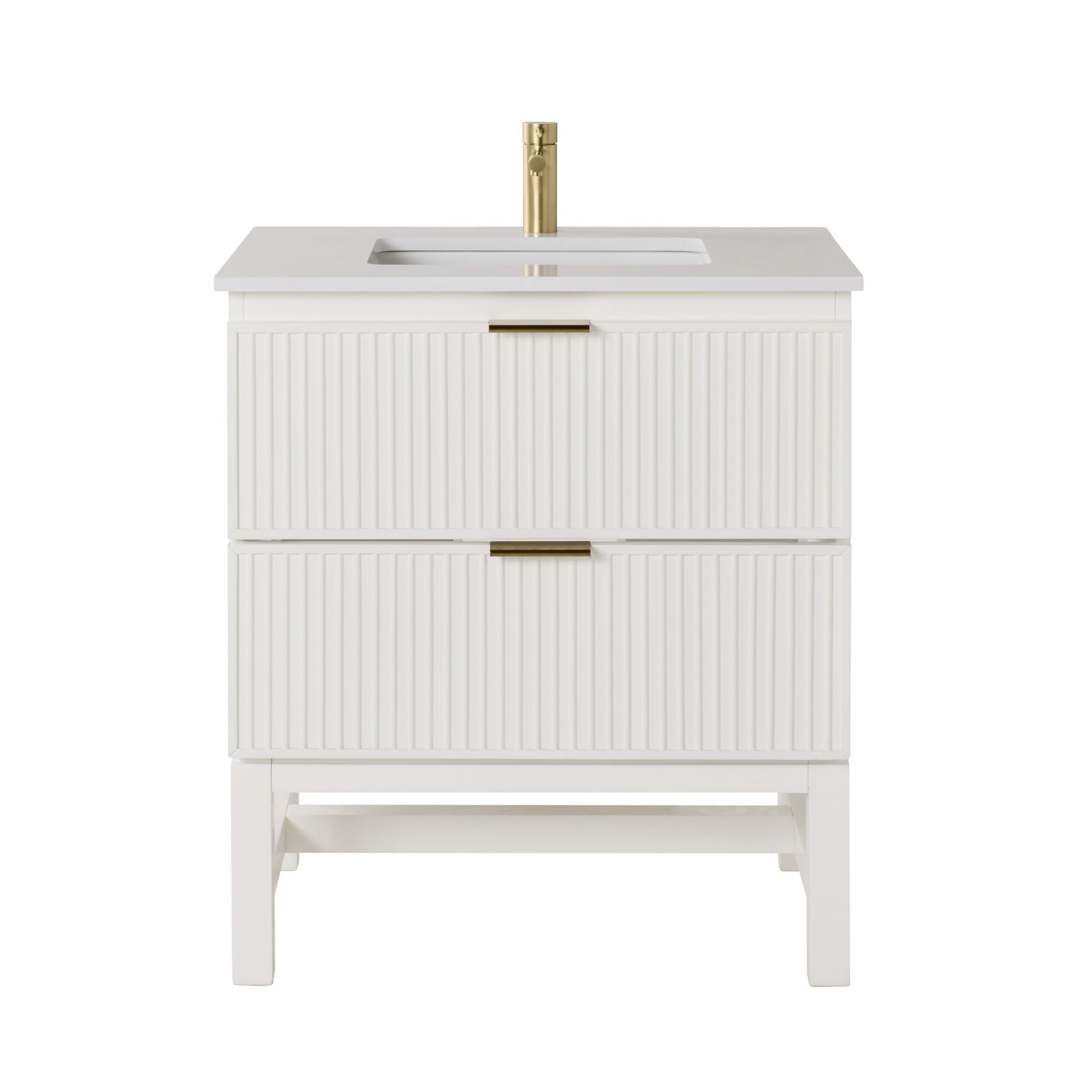 Lennox Single Vanity White 790mm