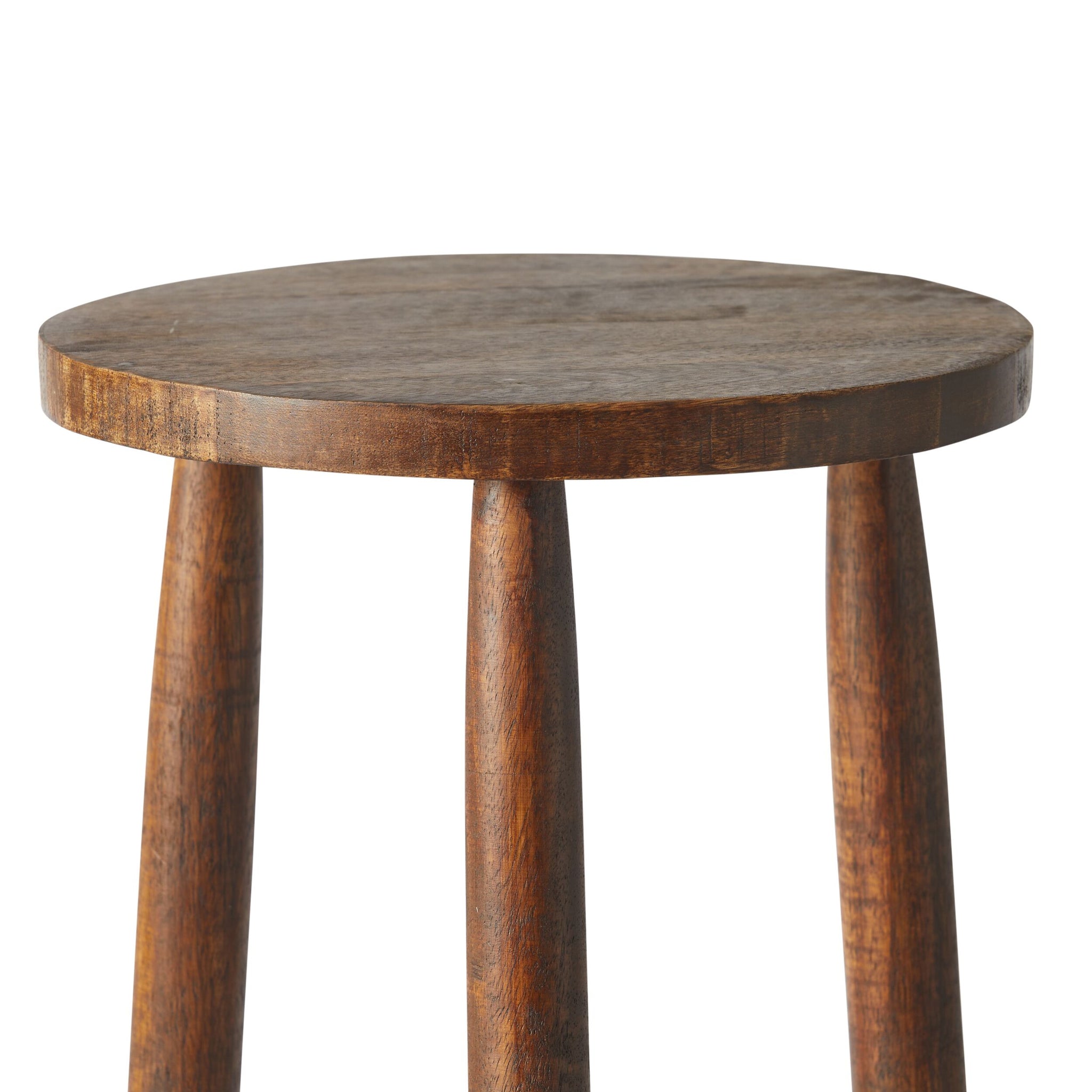 Parvani Stool Dark Walnut 30x30x50 cm