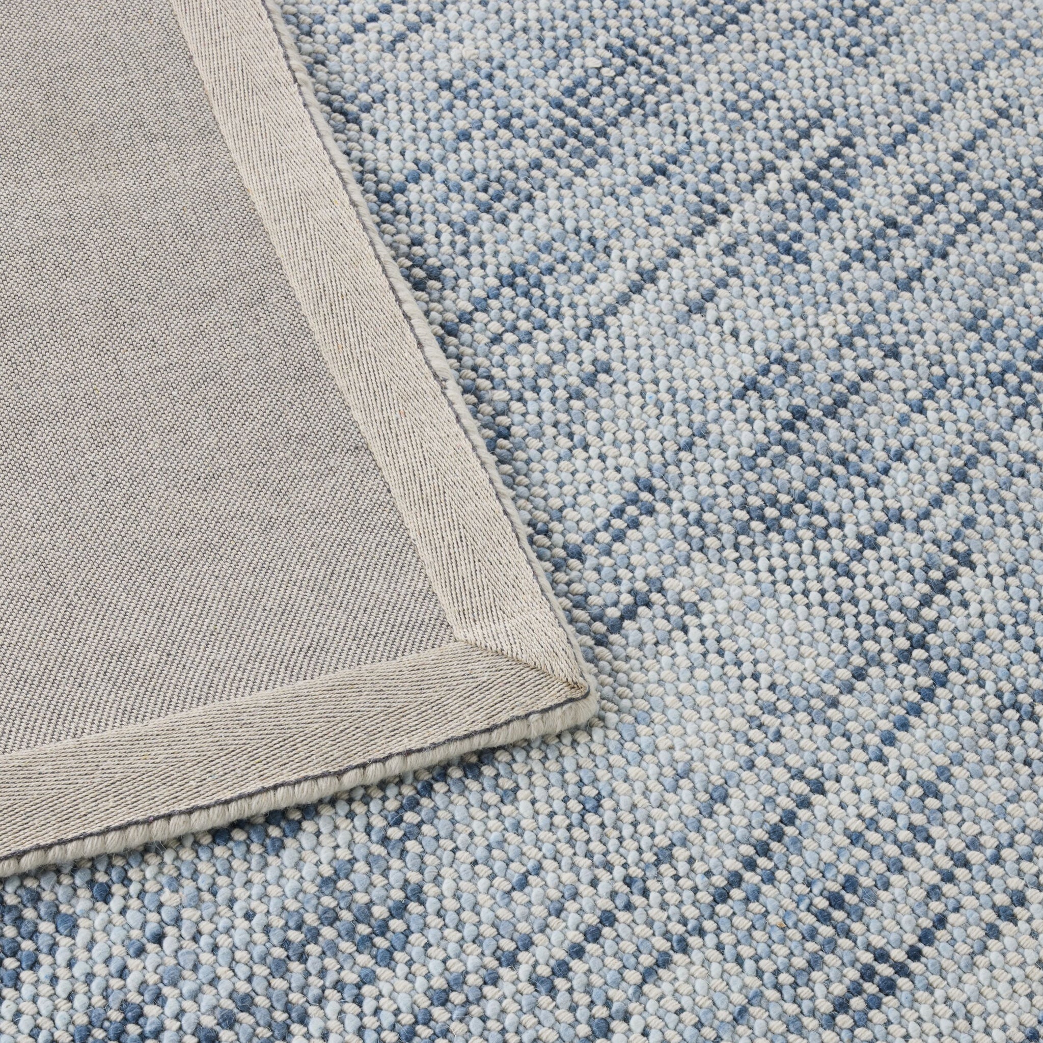 Santos Handloom Blue NZ Wool Rug 240x300cm