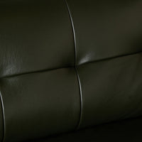 Carson 3 Seater Leather Sofa Fern Green