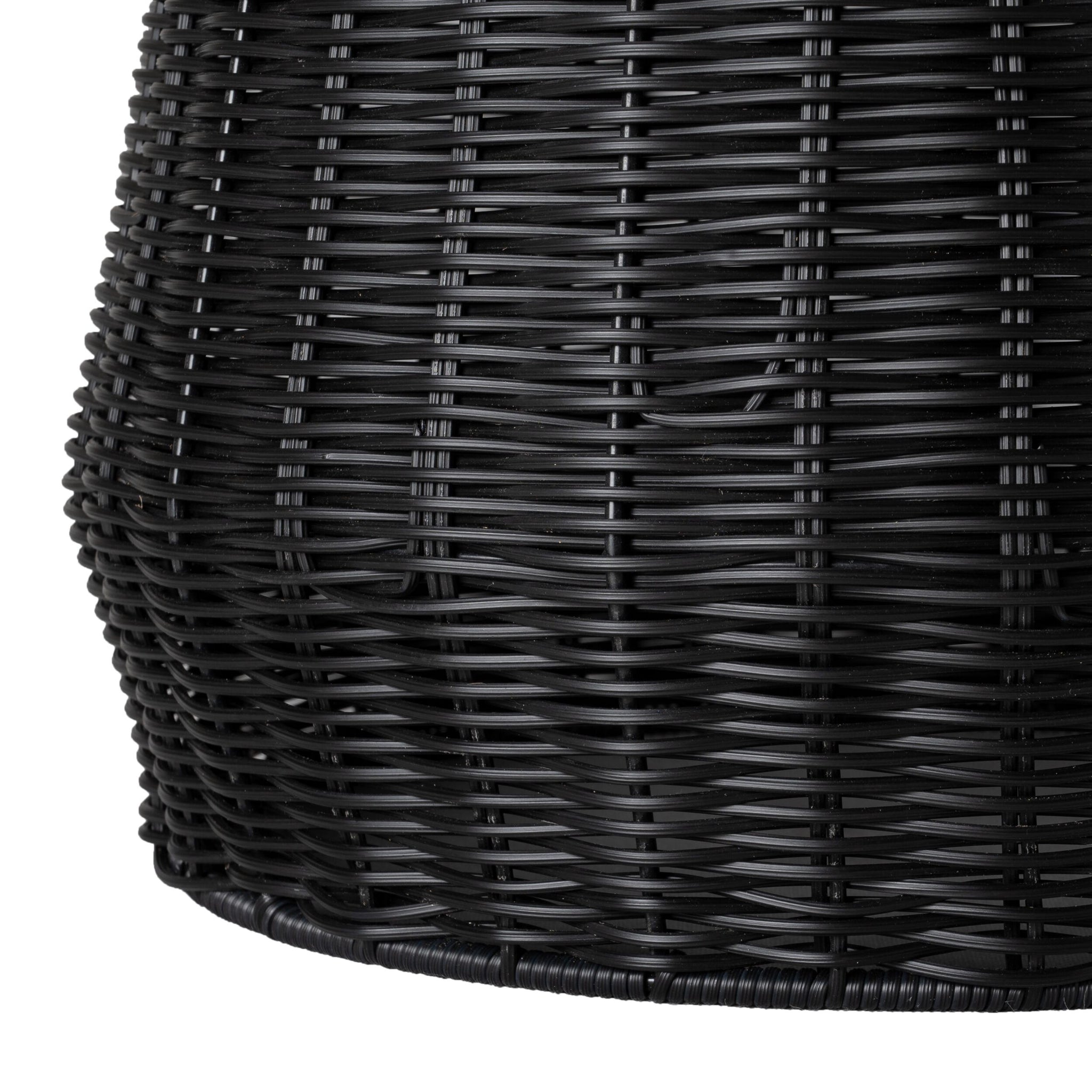 Bristol Woven Side Table Black