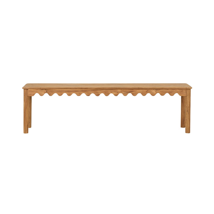Norah Scallop Dining Bench 170cm