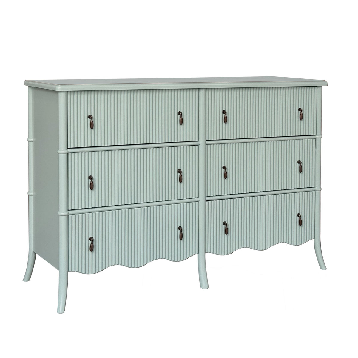 Violet 6 Drawer Chest Sage