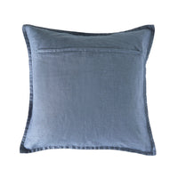 Hamptons French Linen Cushion Denim 50x50cm