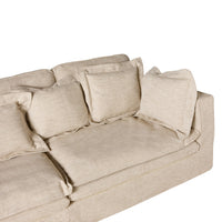 Slouch 3 Seater Sofa Natural Weave