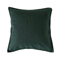Hamptons French Linen Cushion Bottle Green 50x50cm