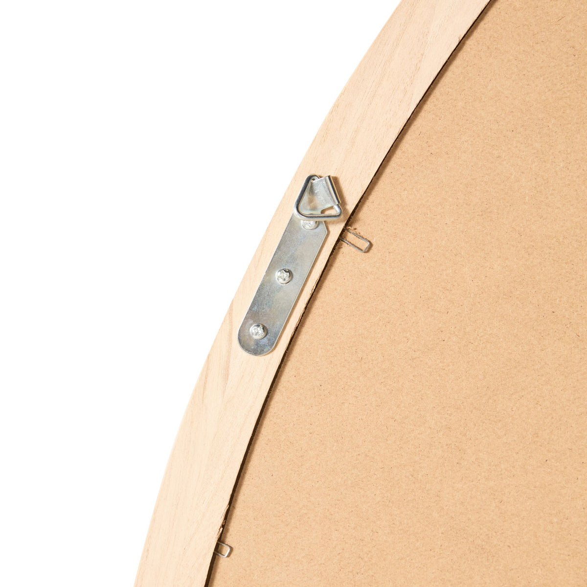 Bay View Round Wooden Mirror Extra Large 140cm