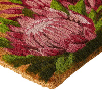 Raspberry Protea Coir Doormat 75x45cm