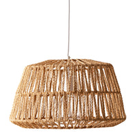 Woven Jute Bell Natural Pendant 25cm