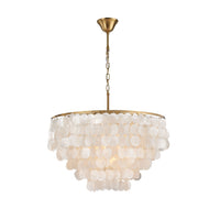 Mirella 6 Light Capiz Chandelier 65x50cm