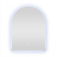 Bowen Arch LED Vanity Mirror Silver 60x80cm