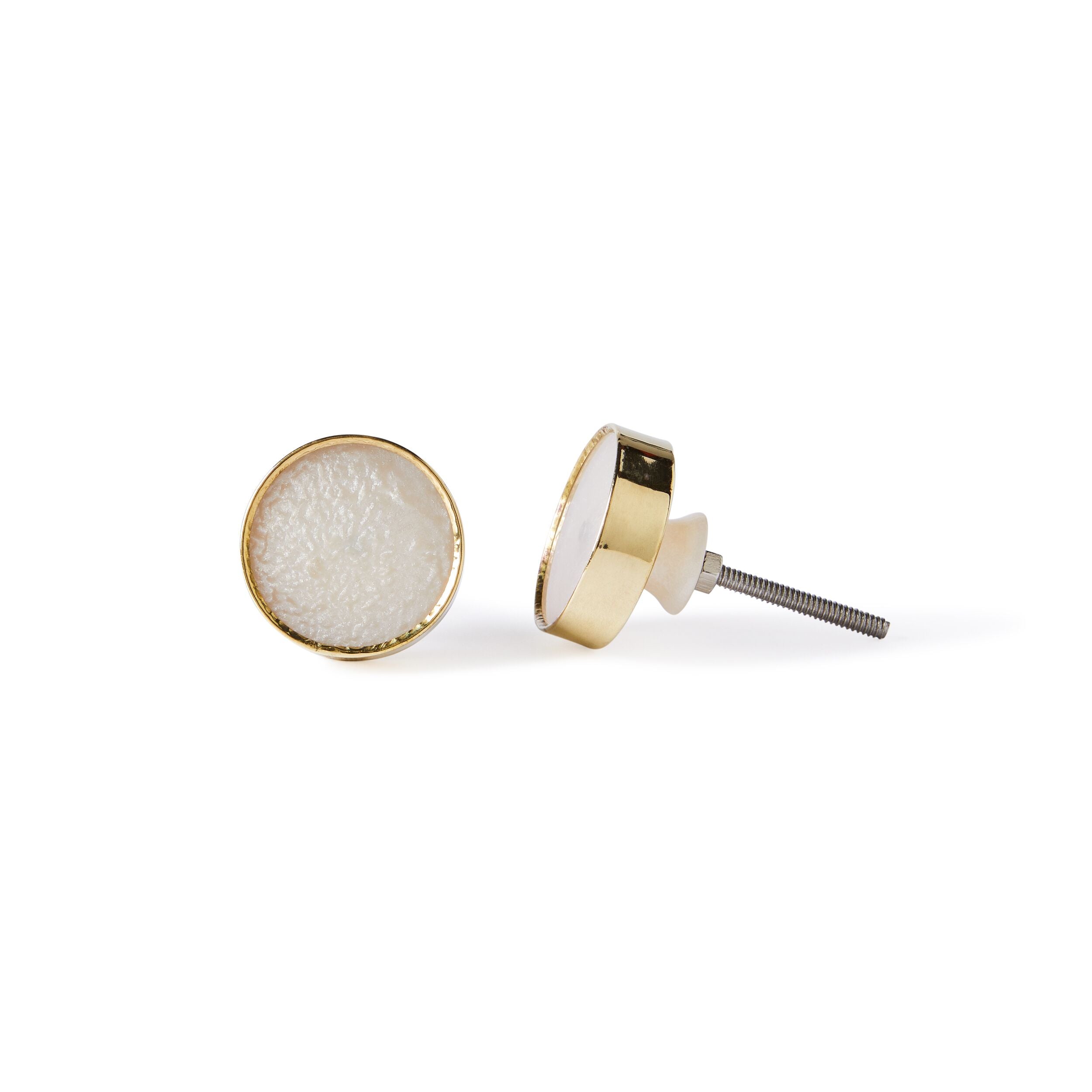 Luxe Pearl Disc Knob 4cm