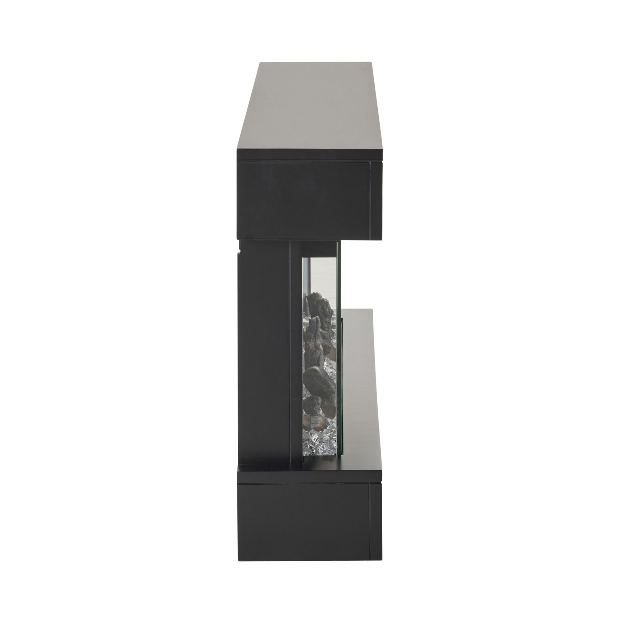 Kensington Fireplace Black 110x18x52cm