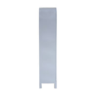 Paige Curved Display Cabinet Blue