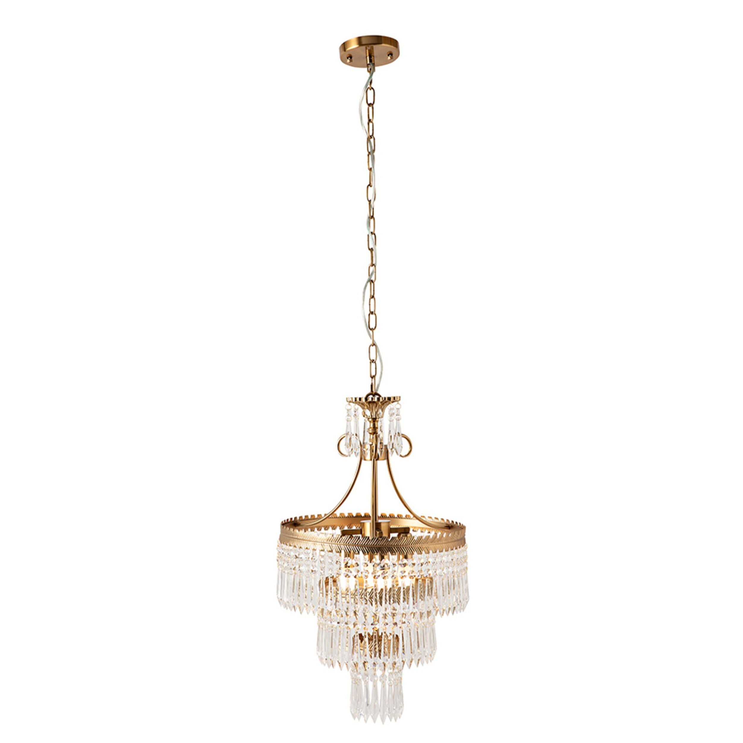 Old gold deals chandelier