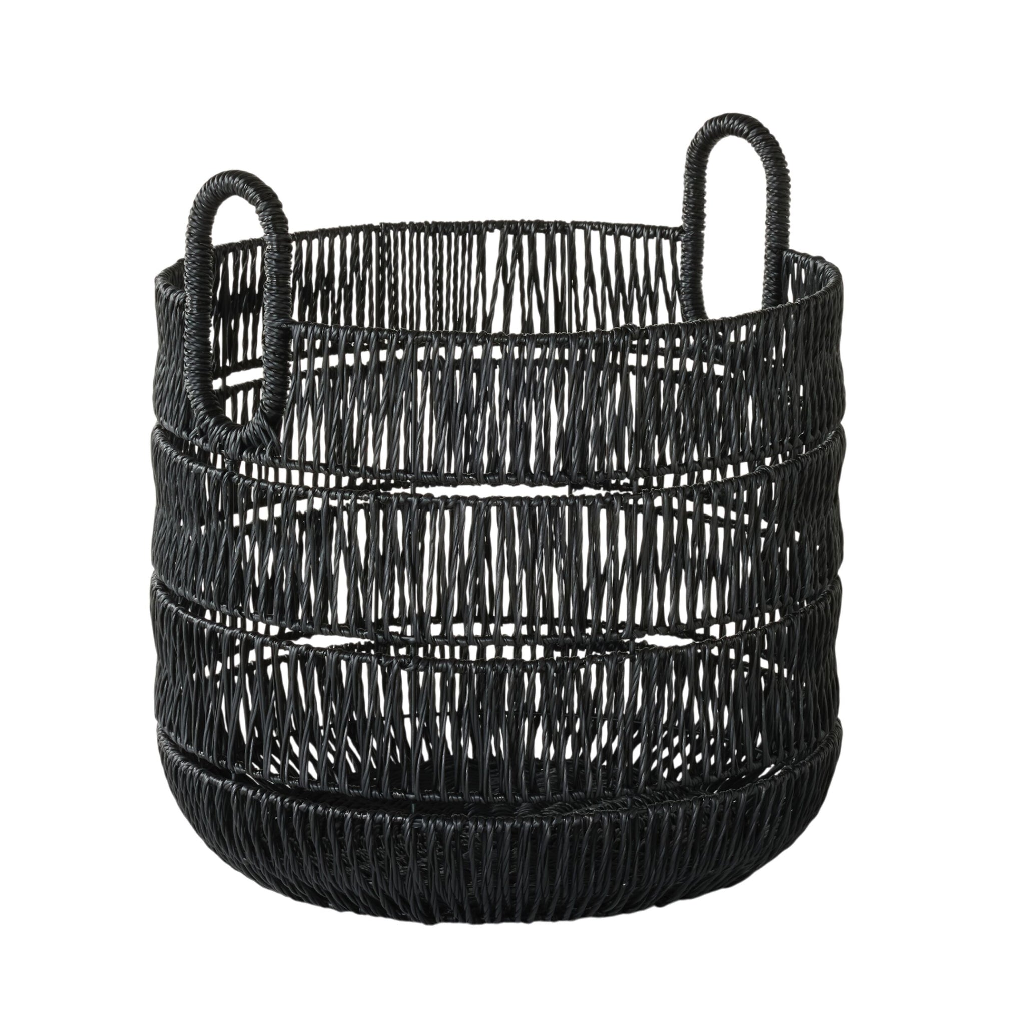 Bristol Vertical Weave Small Basket