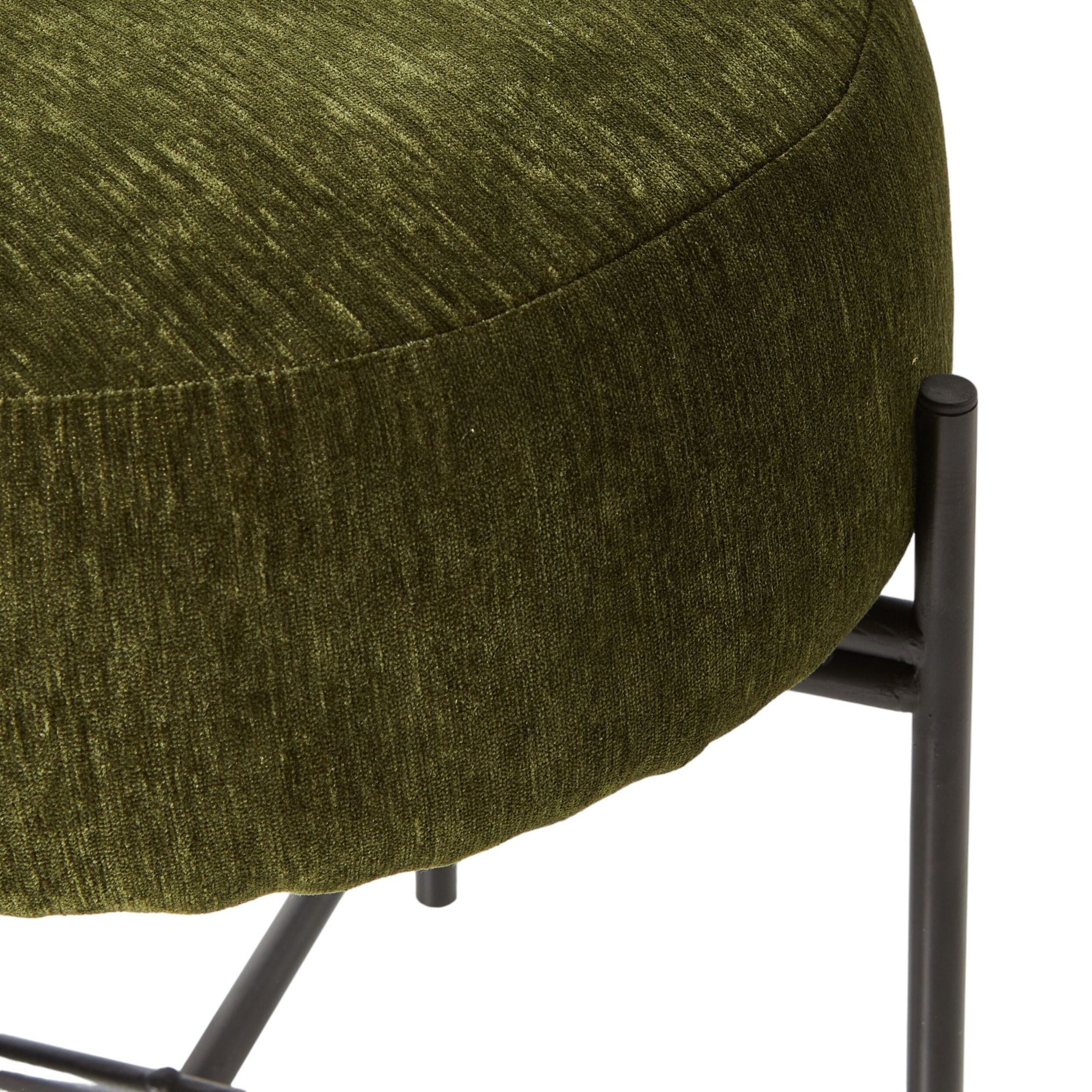 Mads Round Footstool Cascade Sage