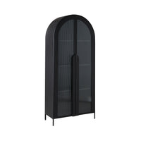 Nero Arched 2 Door Cabinet