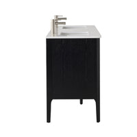 Odin Double Vanity Black Oak 1550mm