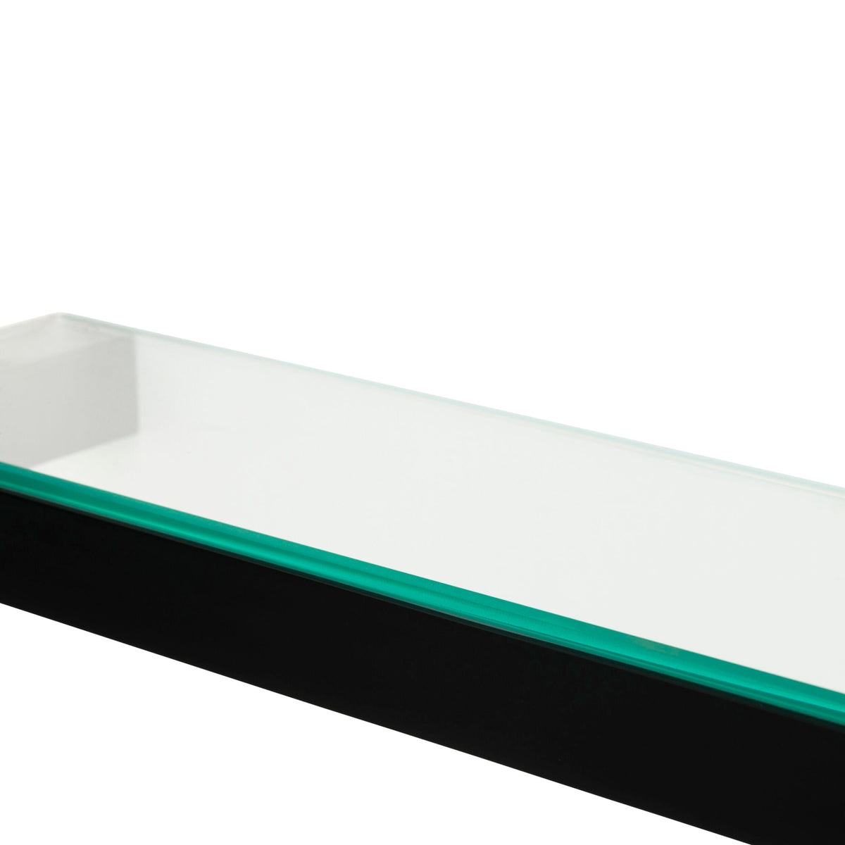 Kason Glass Shelf Matte Black