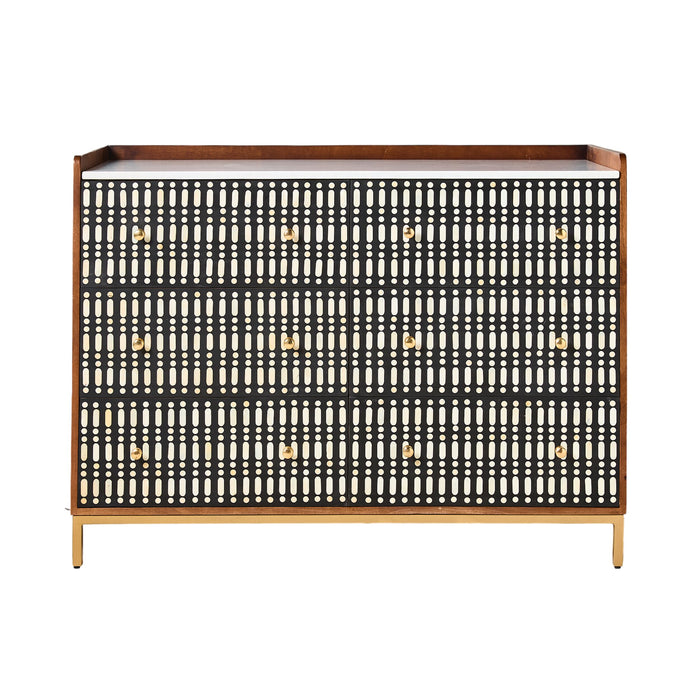 Sadara Bone Inlay 6 Drawer Chest