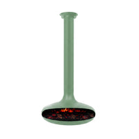 Forma Electric Hanging Fireplace 80cm Green