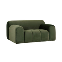 Alexis Velvet Armchair Eucalyptus
