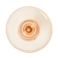 Glace Cake Stand Peach