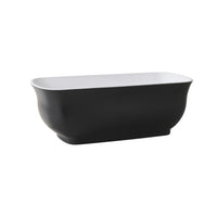 Messina Bath 1700mm Matte Black